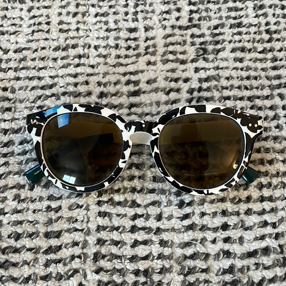 Toms sunglasses (white blue green)